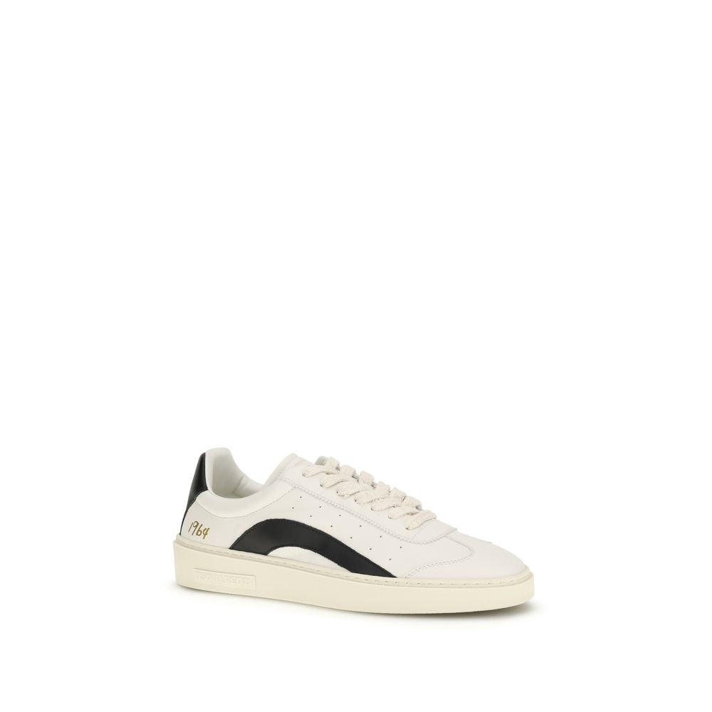 Baskets basses Dsquared² Bos Taurus en cuir de veau multicolore
