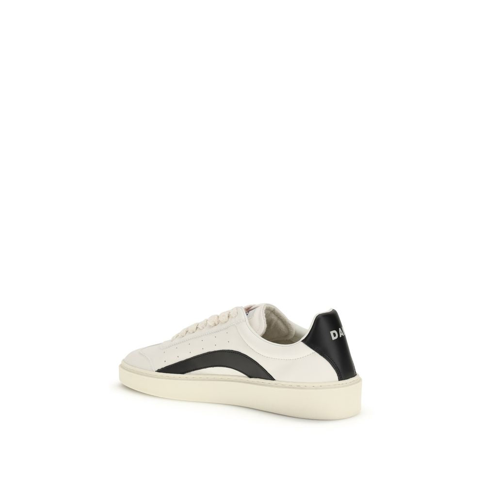 Baskets basses Dsquared² Bos Taurus en cuir de veau multicolore