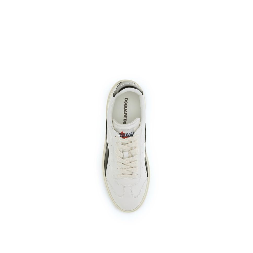 Baskets basses Dsquared² Bos Taurus en cuir de veau multicolore