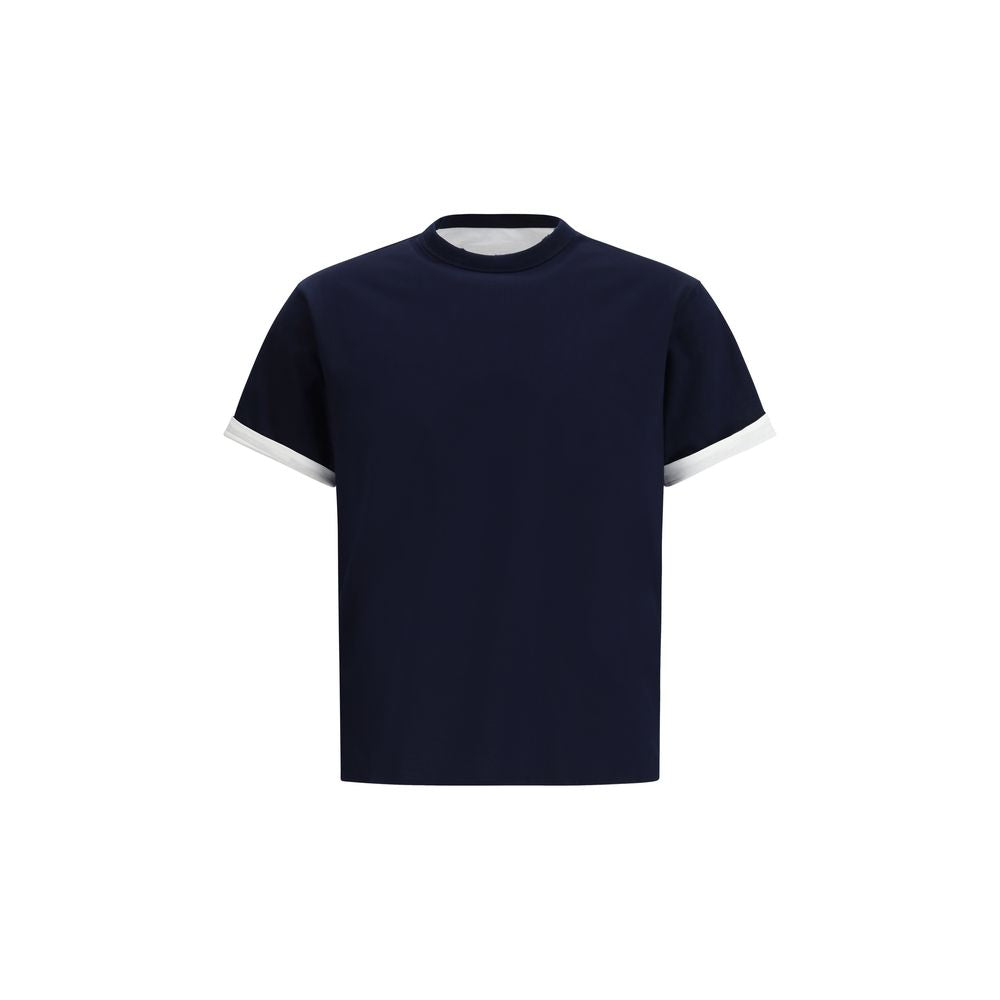 T-shirt bianca in cotone Prada