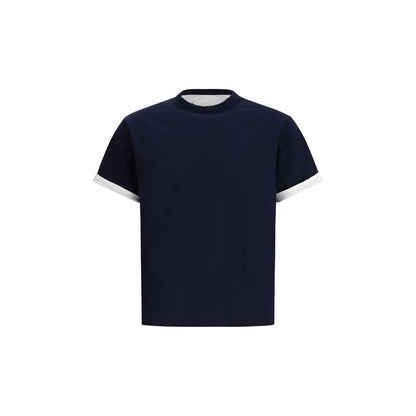 T-shirt bianca in cotone Prada