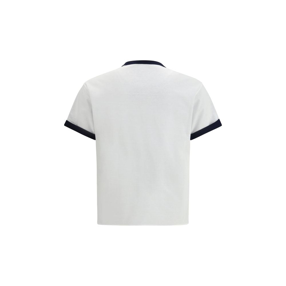 T-shirt bianca in cotone Prada