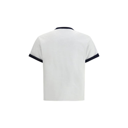 T-shirt bianca in cotone Prada