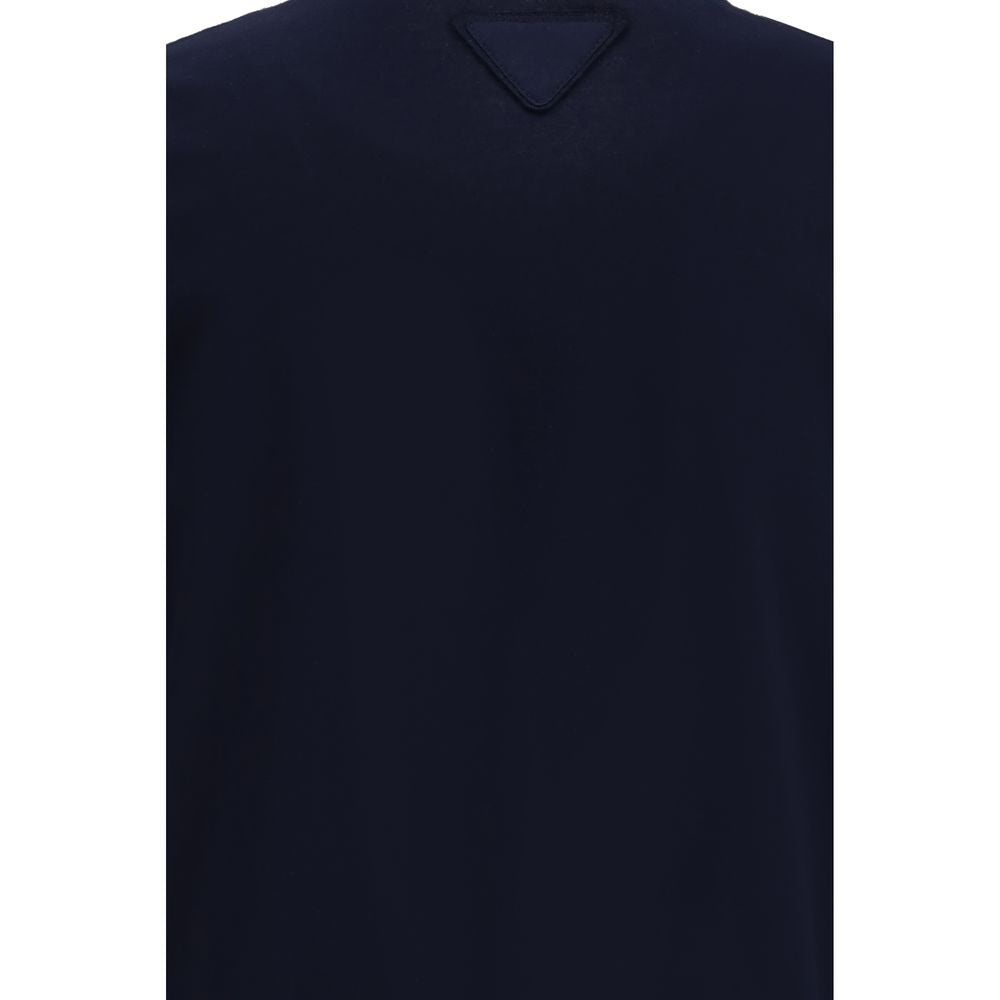 T-shirt bianca in cotone Prada