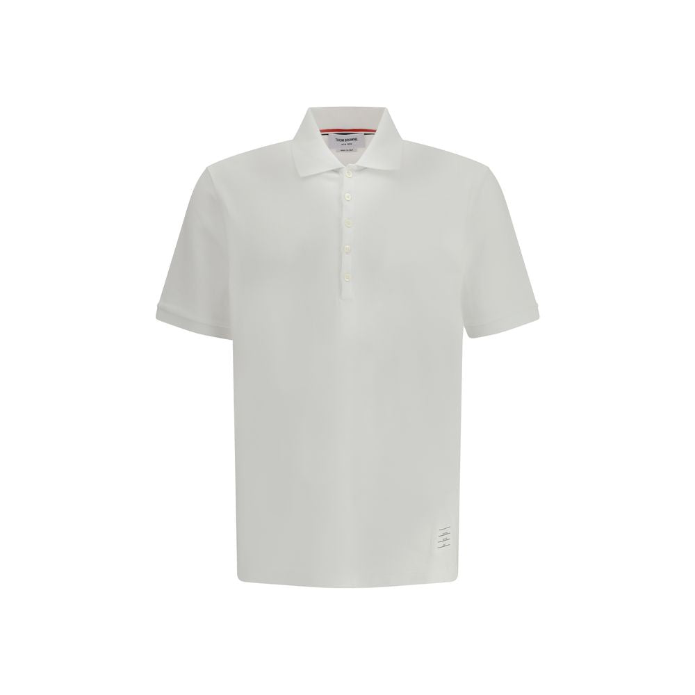 Polo Thom Browne in cotone bianco