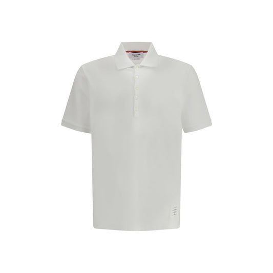 Polo Thom Browne in cotone bianco