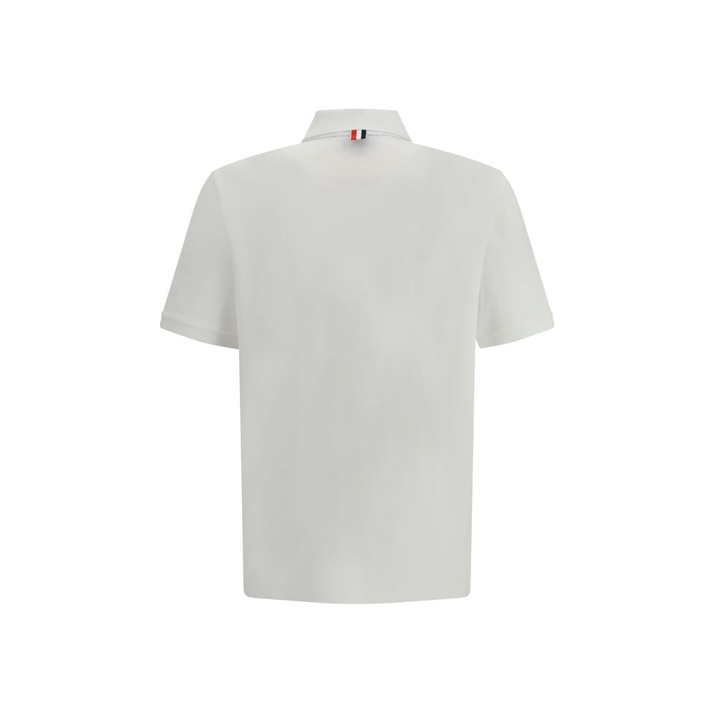 Polo Thom Browne in cotone bianco