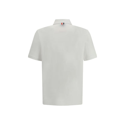 Polo Thom Browne in cotone bianco