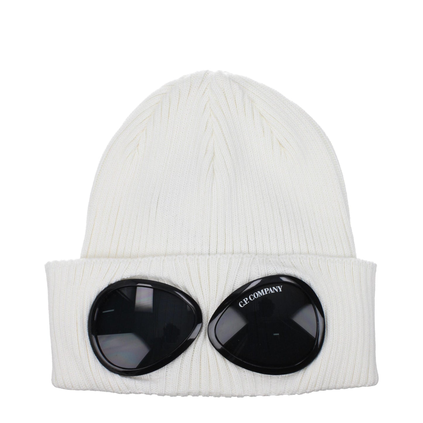 Berretto in cotone bianco CP Company