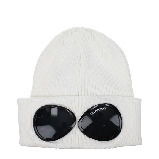 Berretto in cotone bianco CP Company