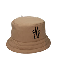 Cappello da pescatore in tessuto beige Moncler