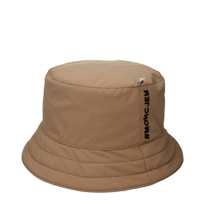 Cappello da pescatore in tessuto beige Moncler