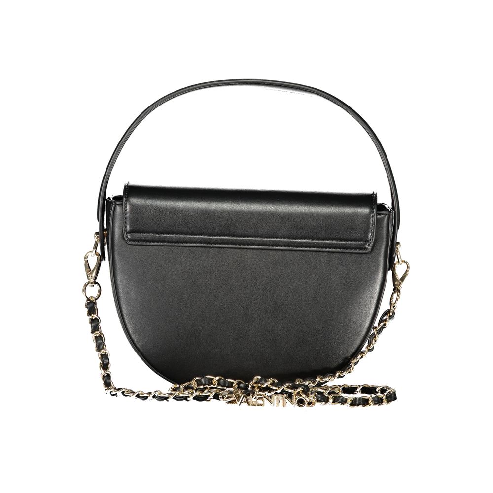 Borsa a mano da donna Mario Valentino in poliuretano nero