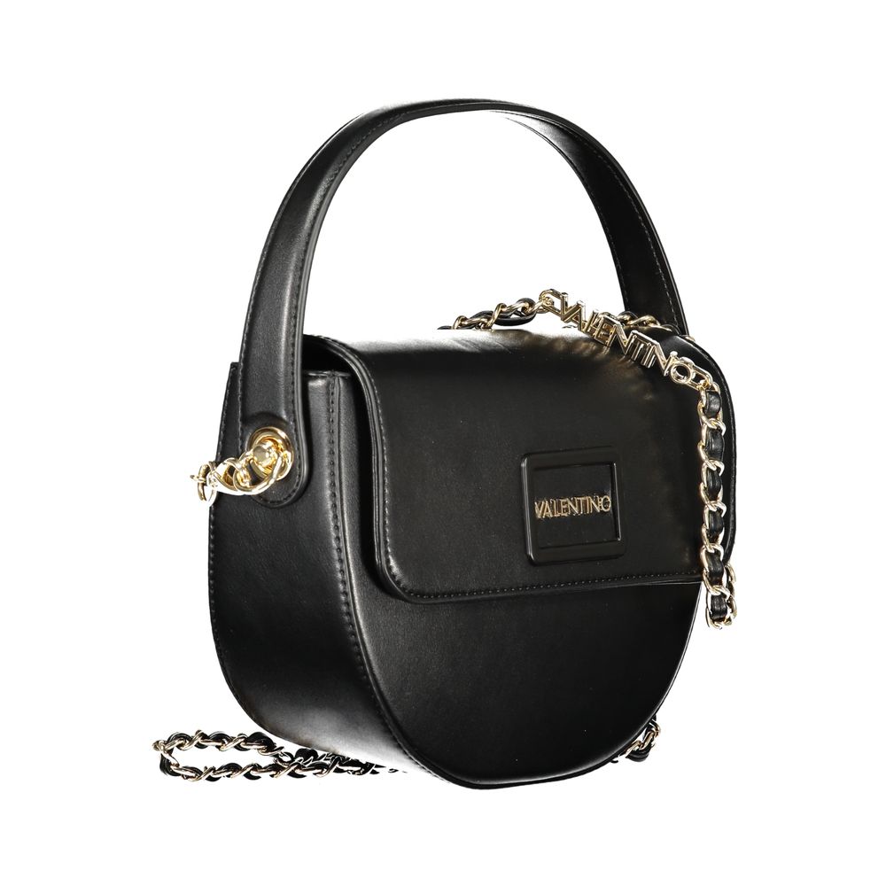 Borsa a mano da donna Mario Valentino in poliuretano nero