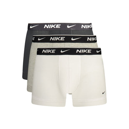 Boxer da uomo Nike in cotone grigio