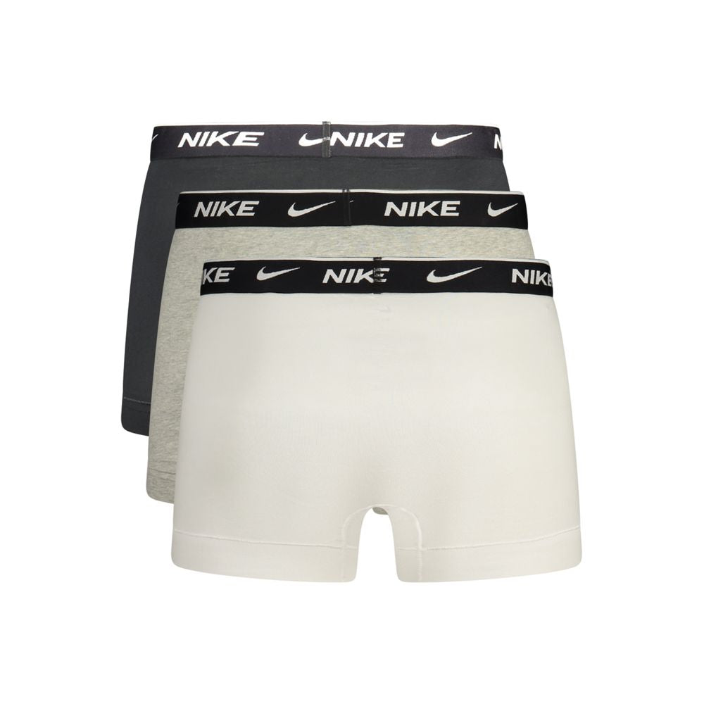 Boxer da uomo Nike in cotone grigio
