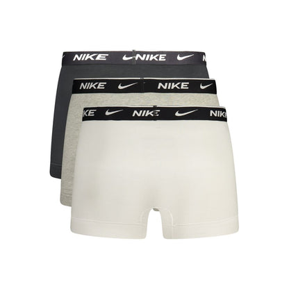 Boxer da uomo Nike in cotone grigio