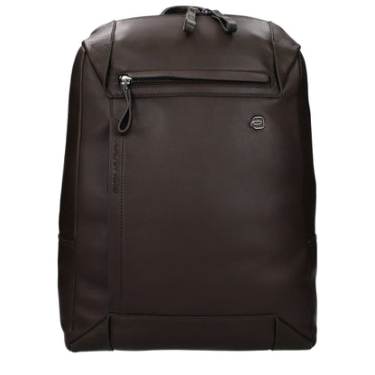 Piquadro Zaino in pelle marrone