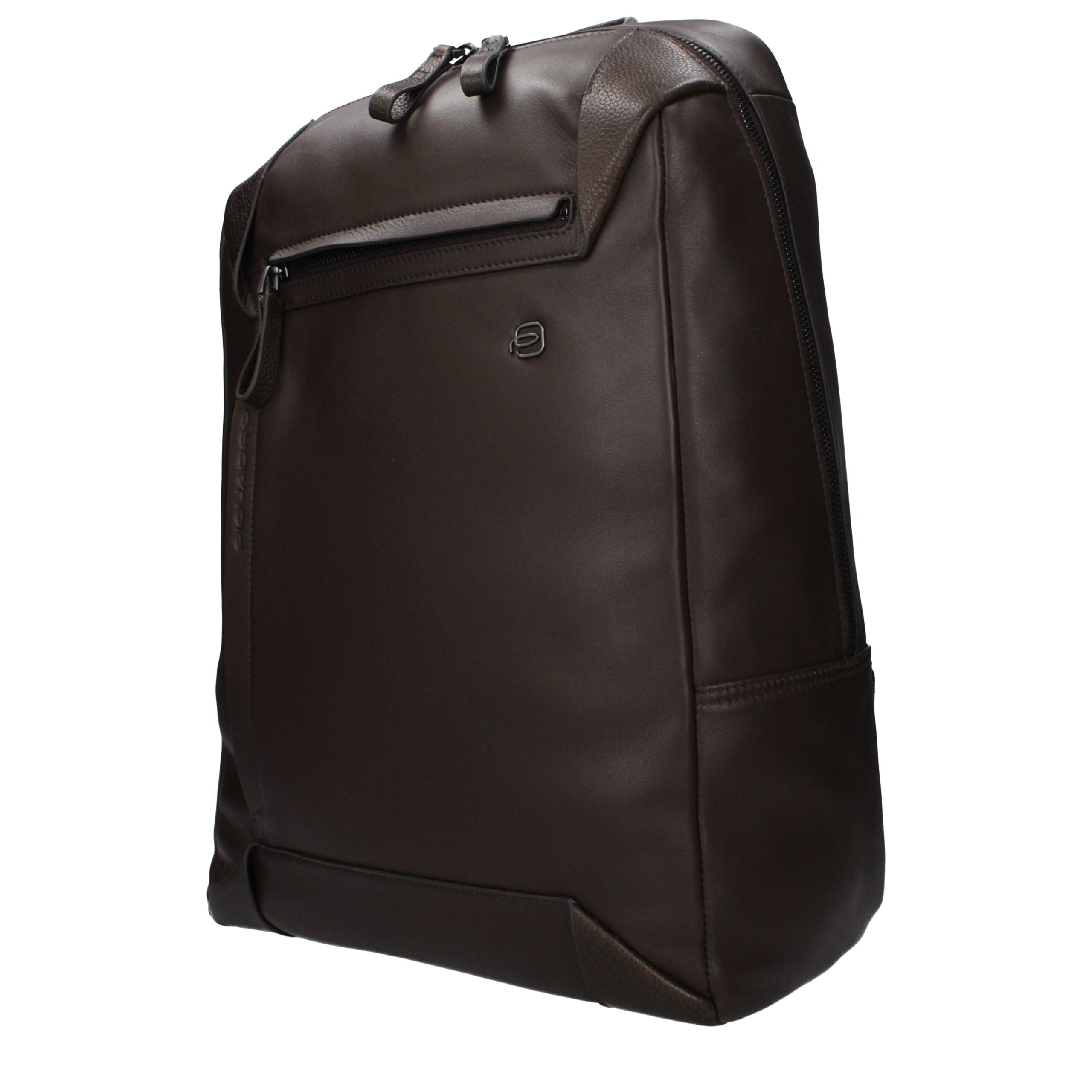 Sac à dos en cuir marron Piquadro