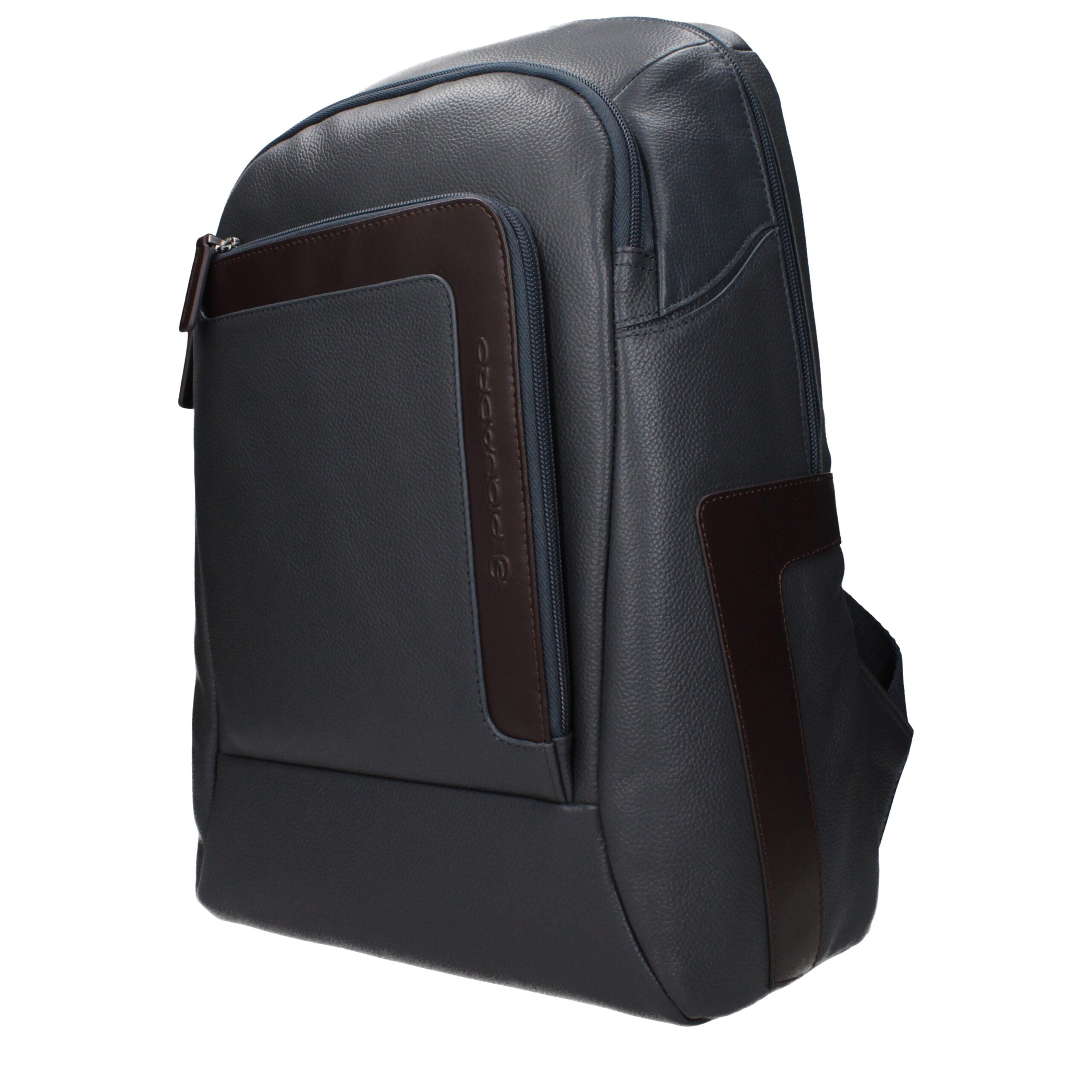 Sac à dos en cuir gris Piquadro