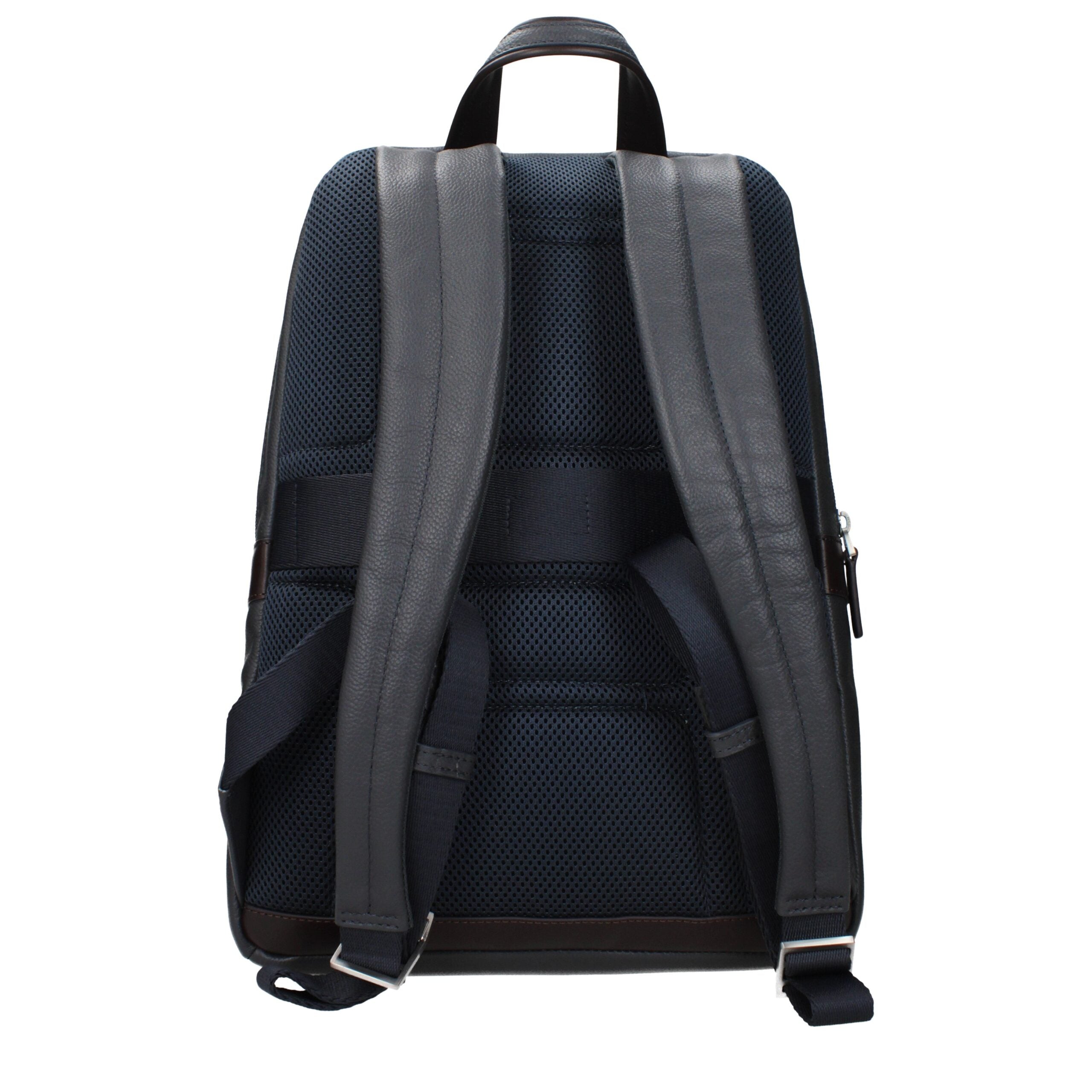Sac à dos en cuir gris Piquadro