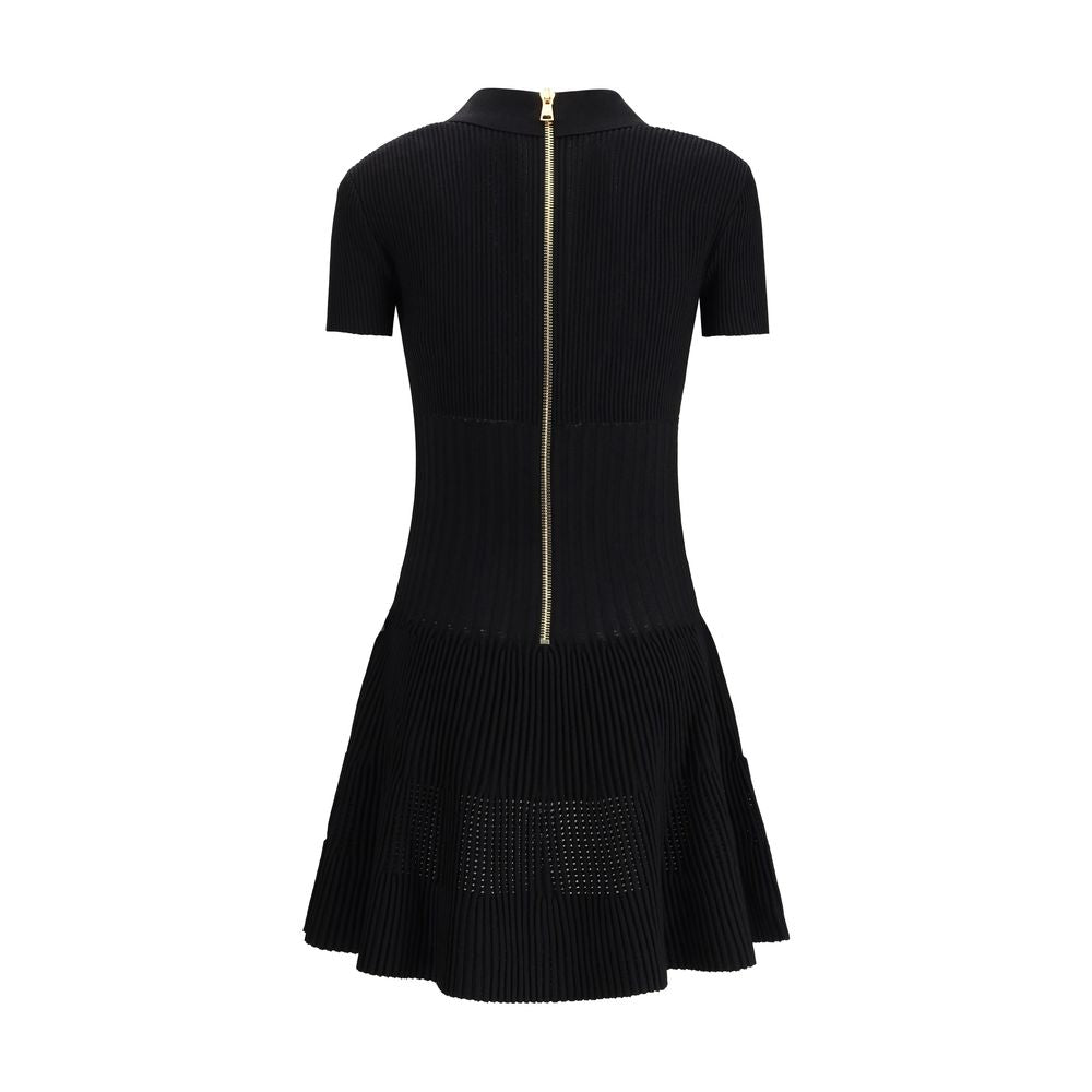 Abito casual in viscosa nera Balmain