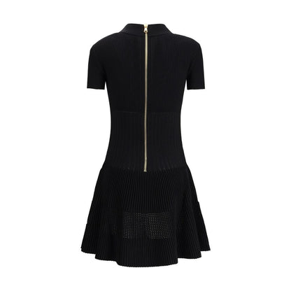 Abito casual in viscosa nera Balmain