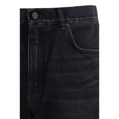Jeans Balmain in cotone nero