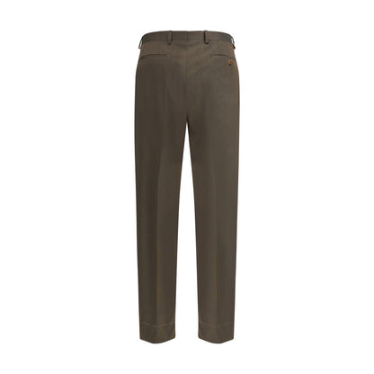 Pantaloni Casual in Lana Pile Bicolore Brioni